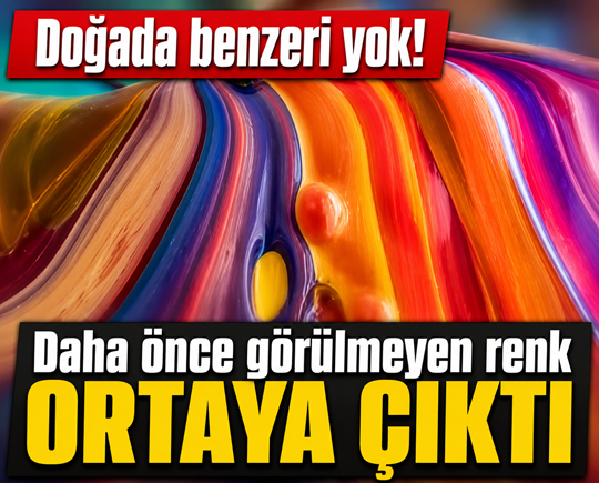 Doğada benzeri yok! Daha önce görülmeyen renk ortaya çıktı