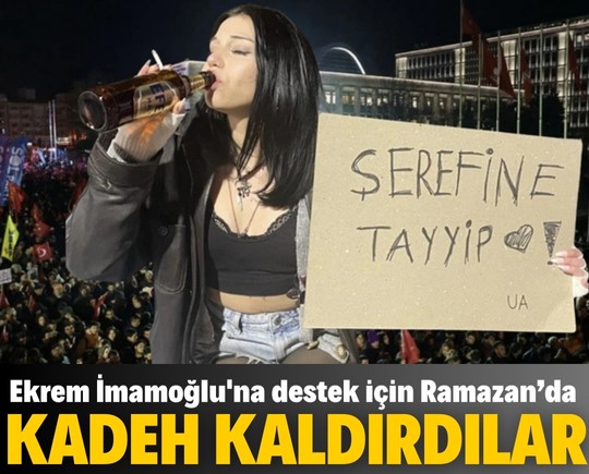 Ekrem İmamoğlu'na destek için Ramazan’da kadeh kaldırdılar