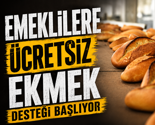 Emeklilere ücretsiz ekmek desteği başlıyor