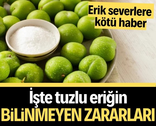 Erik severlere kötü haber: İşte tuzlu eriğin bilinmeyen zararları