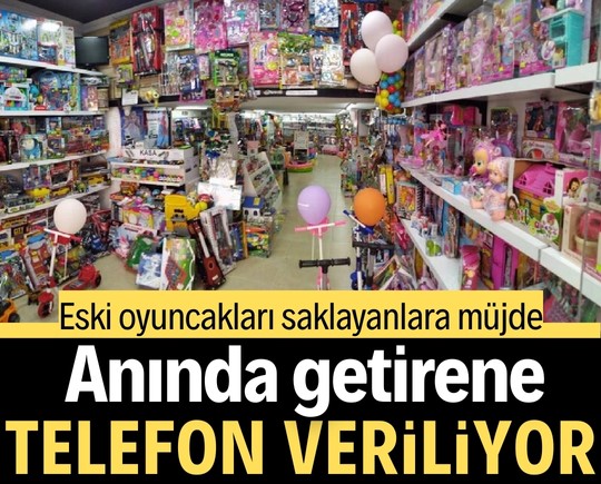 Eski oyuncakları saklayanlara müjde: Getirene telefon veriliyor
