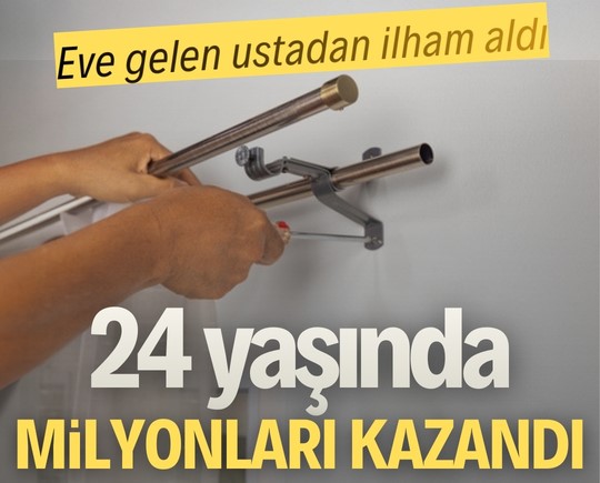 Eve gelen ustadan ilham aldı: 24 yaşında milyonları kazandı