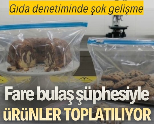 Gıda denetiminde şok gelişme: Fare bulaş şüphesiyle ürünler toplatılıyor