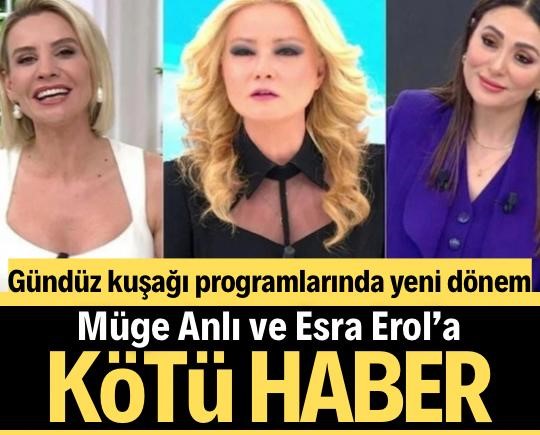 Gündüz kuşağı programlarında yeni dönem: Müge Anlı ve Esra Erol'a kötü haber!