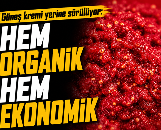 Güneş kremi yerine sürülüyor: Hem organik hem ekonomik