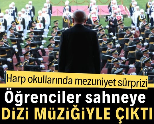 Harp okullarında mezuniyet sürprizi: Öğrenciler sahneye dizi müziğiyle çıktı