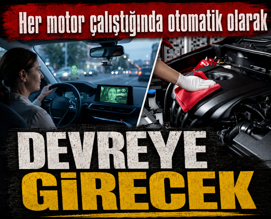 Her motor çalıştığında otomatik olarak devreye girecek