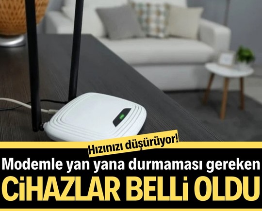 Hızınızı düşürüyor! Modemle yan yana durmaması gereken cihazlar belli oldu!