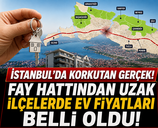 İstanbul’da Fay Hattından Uzak İlçelerde Konut Fiyatları Belli Oldu: İşte En Ucuz ve Pahalı İlçeler