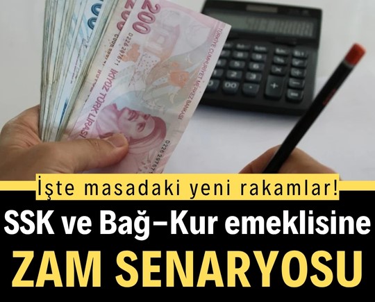 İşte masadaki yeni rakamlar! SSK ve Bağ-Kur emeklisine zam senaryosu