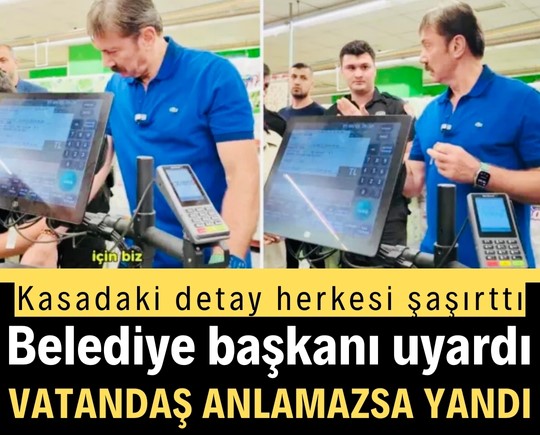 Kasadaki detay herkesi şaşırttı: Başkan uyardı “Vatandaş anlamazsa yandı”