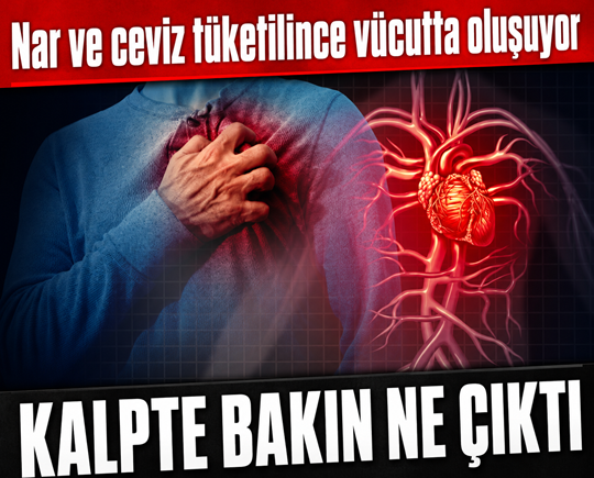 Nar ve ceviz tüketilince vücutta oluşuyor: Kalpte bakın ne çıktı