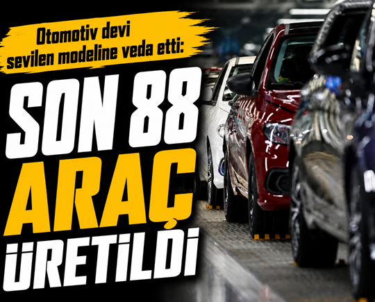 Otomotiv devi sevilen modeline veda etti: Son 88 araç üretildi
