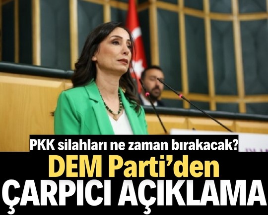 PKK silahları ne zaman bırakacak? DEM Parti’den çarpıcı açıklama!