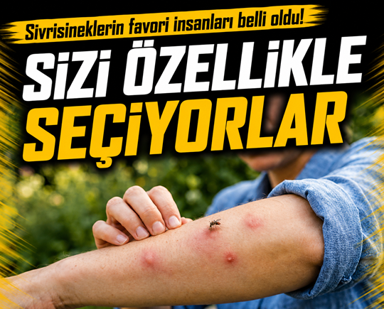 Sivrisineklerin favori insanları belli oldu! Sizi özellikle seçiyorlar