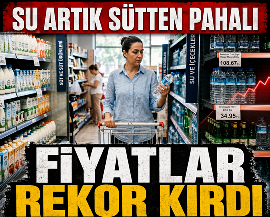 Su artık sütten pahalı: Fiyatlar rekor kırdı