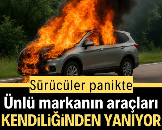 Sürücüler panikte: Ünlü markanın araçları kendiliğinden yanıyor