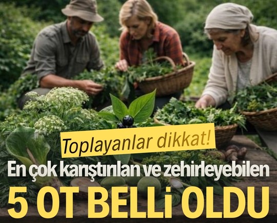 Toplayanlar dikkat! En çok karıştırılan ve zehirleyebilen 5 ot belli oldu
