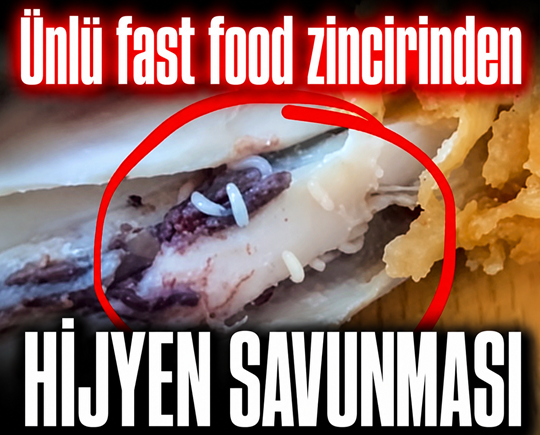 Ünlü fast food zincirinden hijyen savunması
