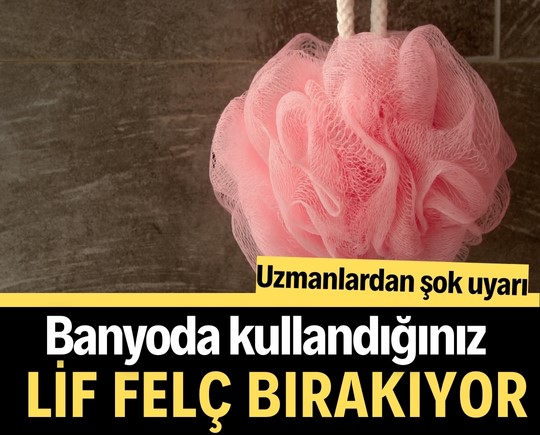 Uzmanlardan şok uyarı: Banyoda kullandığınız lif felç bırakıyor!