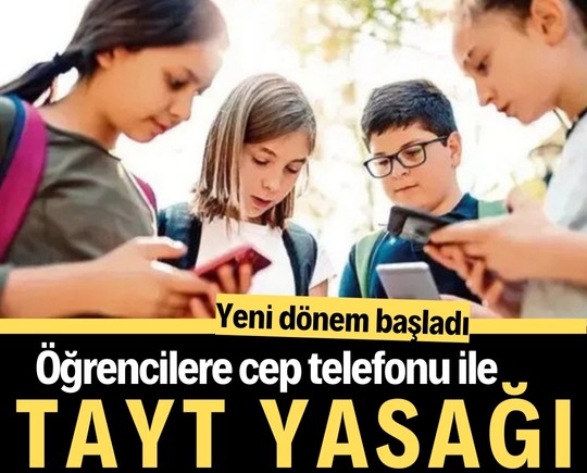 Yeni dönem başladı: Öğrencilere cep telefonu ve tayt yasağı