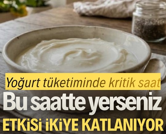 Yoğurt tüketiminde kritik saat: Bu saatte yerseniz etkisi ikiye katlanıyor