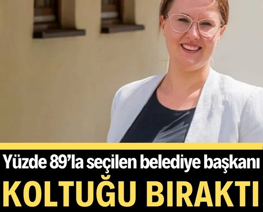 Yüzde 89’la seçilen belediye başkanı koltuğu bıraktı