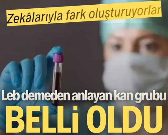Zekâlarıyla fark oluşturuyorlar: Leb demeden anlayan kan grubu belli oldu
